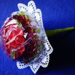 Decorazioni per dolci di San Valentino: Bouquet rose rosse di zucchero