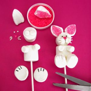 spiedino di marshmallow easter bunny