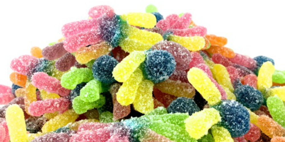 caramelle gommose acidule zuccherate: polipo multicolor