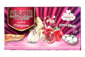 CONFETTI SNOB BIANCHI SENZA GLUTINE GUSTO MELOGRANO 500g Crispo
