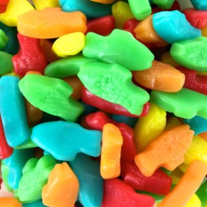 PESCIOLINI COLORATI CARAMELLE GOMMOSE LUCIDE SENZA GLUTINE