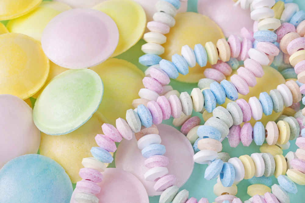 Lotto 20 Anelli Caramella In Resina Lucite, Multicolore, Misti, Unisex Kids, Fatti A Mano