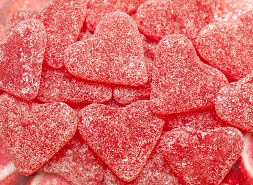 caramelle gommose cuore Rigato prodotti dolciari