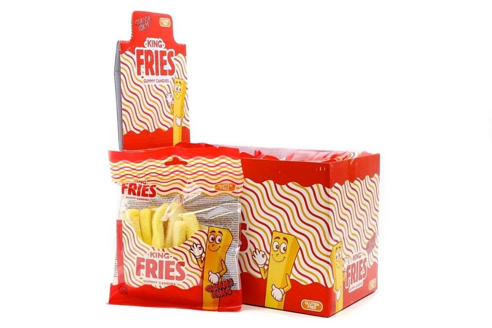 gummy fries caramelle gommose a forma di patatine fritte