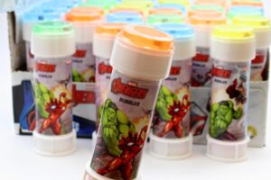 BOLLE DI SAPONE AVENGERS PARTY A TEMA FESTE COMPREANNO BAMBINI