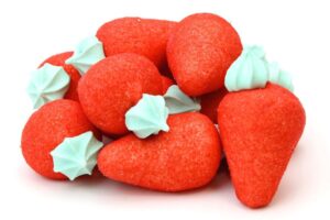 FRAGOLE DI SPUMIGLIA Caramelle retrò per la calza della Befana in vendita all'ingrosso