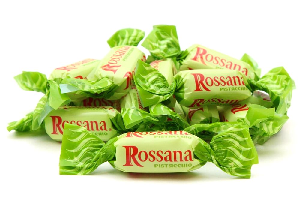 Rossana Pistacchio vendita online caramelle sfuse prezzi all'ingrosso Prodotti Dolciari RIGATO