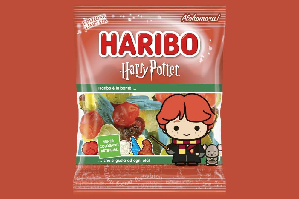 Haribo x Harry Potter Limited Edition confezione 80g Harry PottRon Weasly vendita ingrosso online