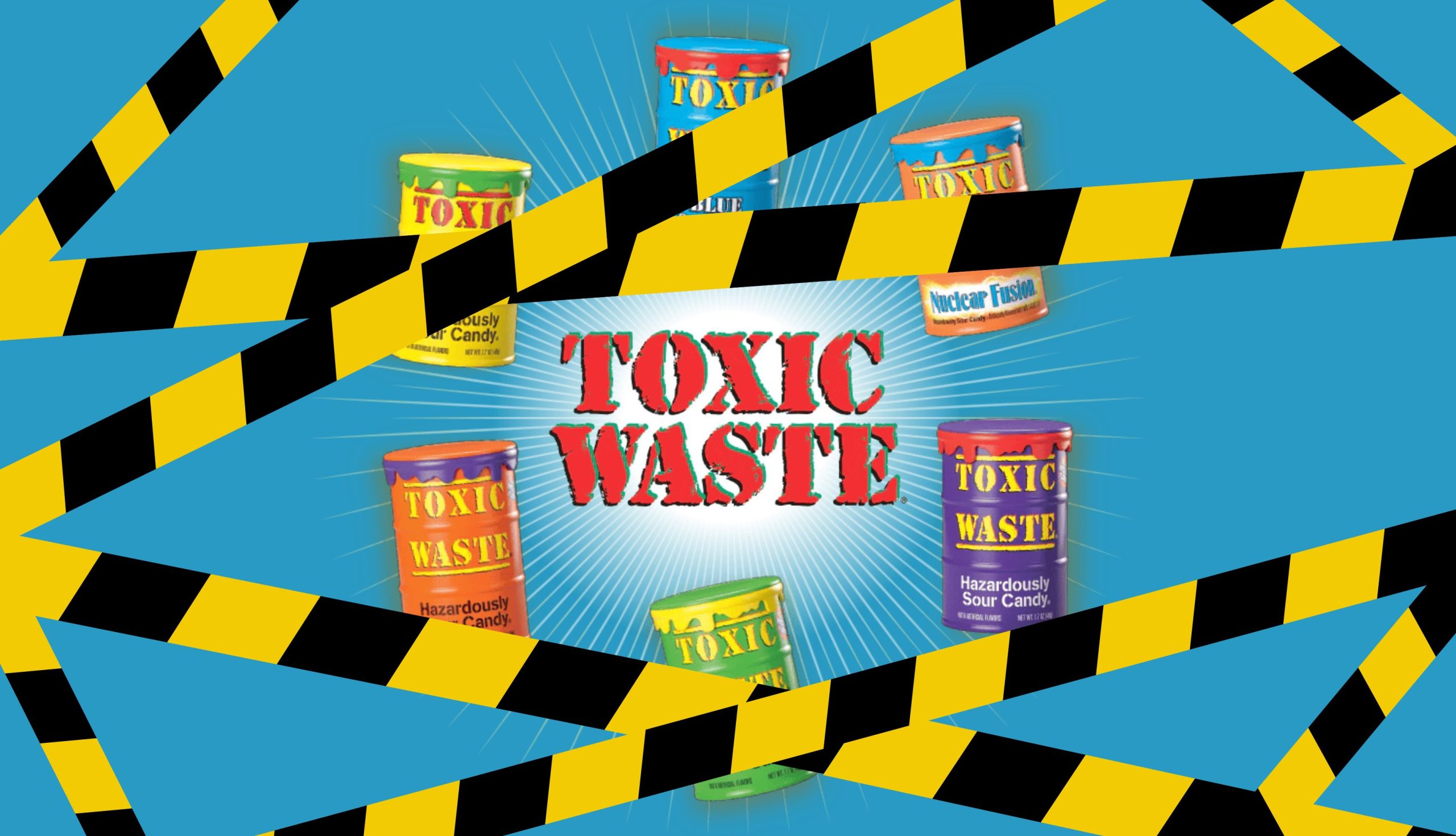 Toxic Waste Candy Drums: le caramelle più aspre per il tuo negozio