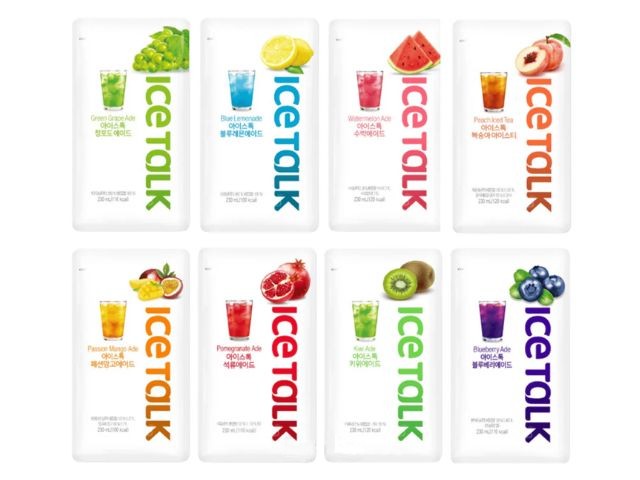 Ice Talk Pouch Drink la bevanda coreana in bustina perfetta da portare con sé