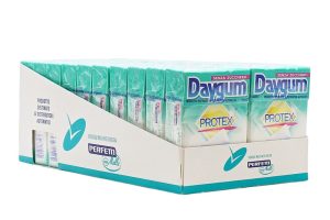 Daygum Protex chewing gum senza zucchero con xilitolo in vendita all’ingrosso in espositore da 20 astucci