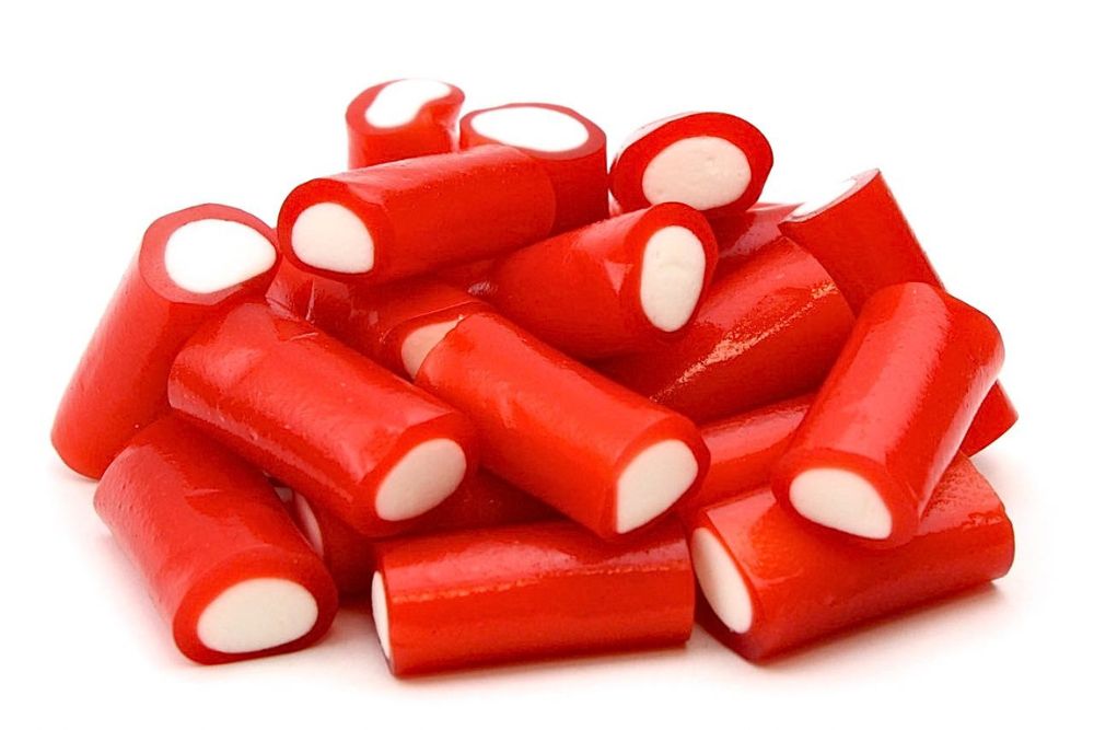 Liquirizia rossa farcita in vendita all'ingrosso